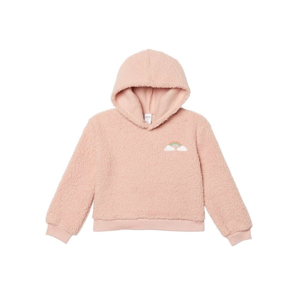 HARPER CANYON Cozy Faux Shearling Fleece Hoodie NEW